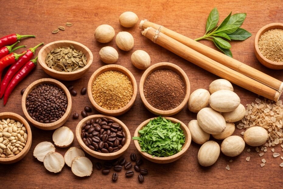 Variedade de alimentos termogênicos para acelerar o metabolismo