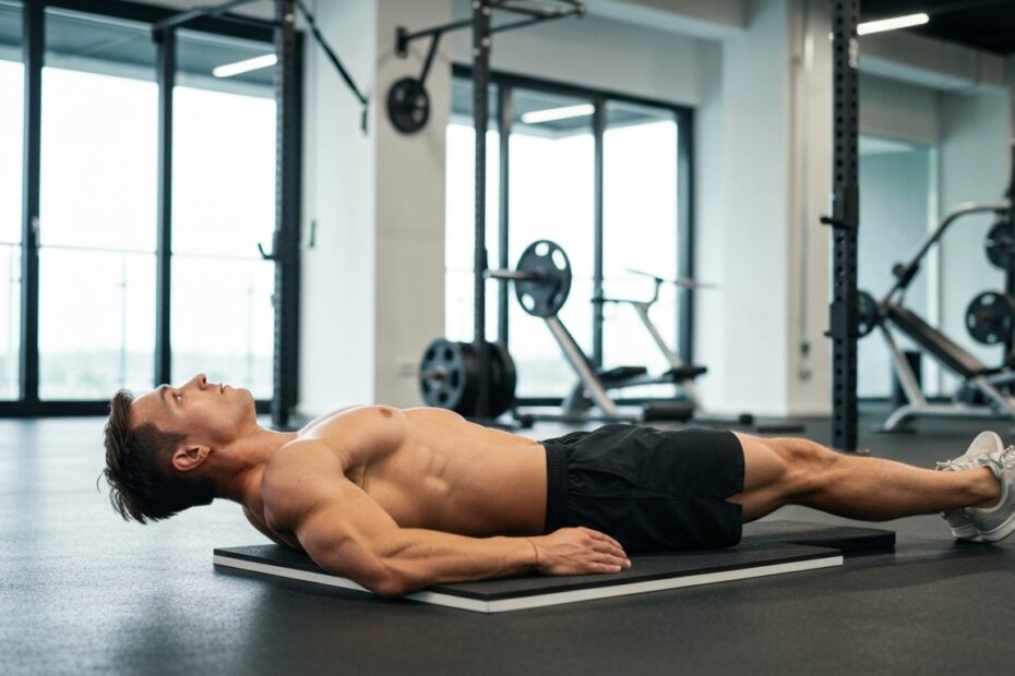 Homem treinando peito com supino inclinado na academia para ganho muscular